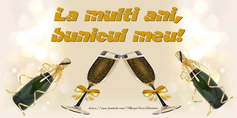 Felicitari de la multi ani pentru Bunic - La multi ani, bunicul meu!