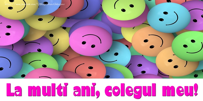 Felicitari de la multi ani pentru Coleg - La multi ani colegul meu!