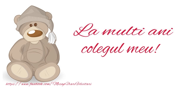 Felicitari de la multi ani pentru Coleg - La multi ani colegul meu!