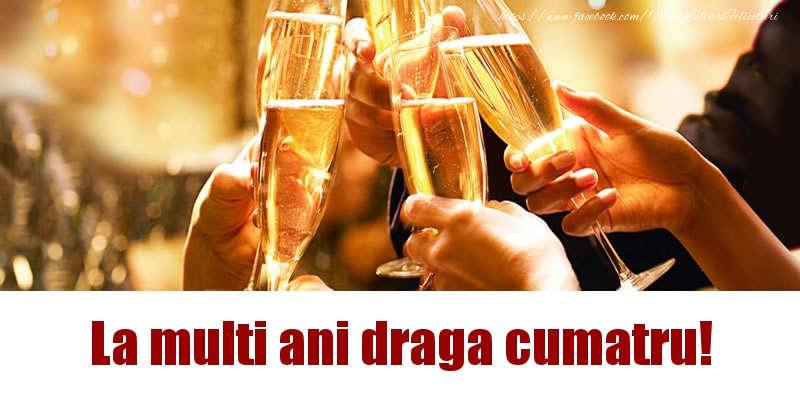 Felicitari de la multi ani pentru Cumatru - La multi ani draga cumatru!