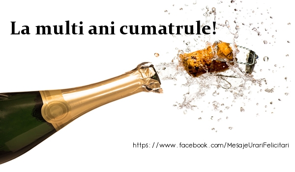 Felicitari de la multi ani pentru Cumatru - La multi ani cumatrule!
