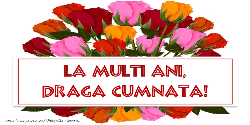 Felicitari de la multi ani pentru Cumnata - La multi ani, draga cumnata!