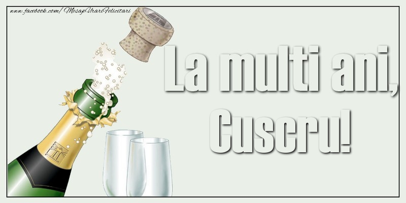 Felicitari de la multi ani pentru Cuscru - La multi ani, cuscru!