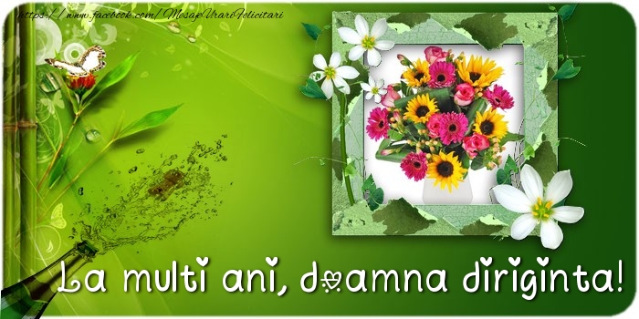 Felicitari de la multi ani pentru Diriginta - La multi ani doamna diriginta