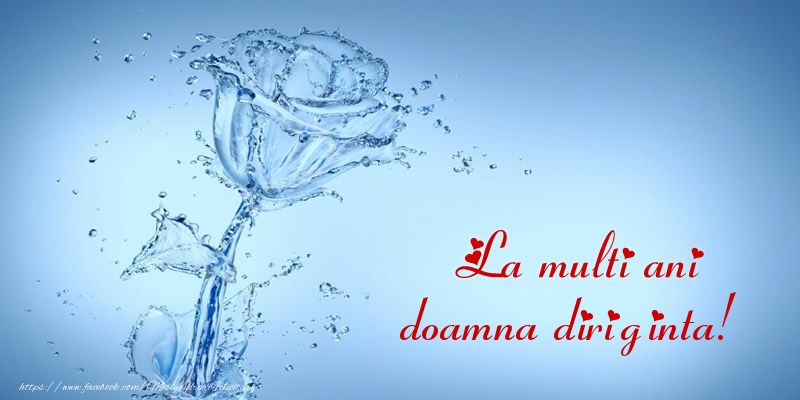 Felicitari de la multi ani pentru Diriginta - La multi ani doamna diriginta!