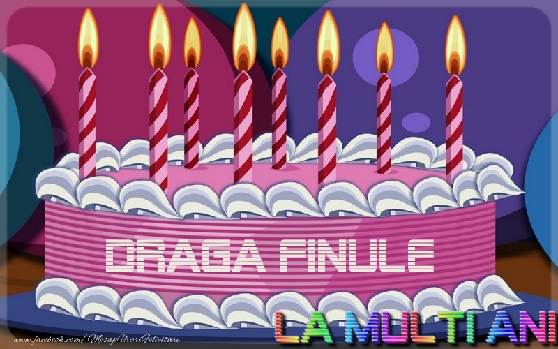 Felicitari de la multi ani pentru Fin - La multi ani, draga finule