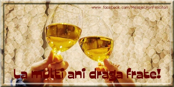 Felicitari de la multi ani pentru Frate - La multi ani draga frate