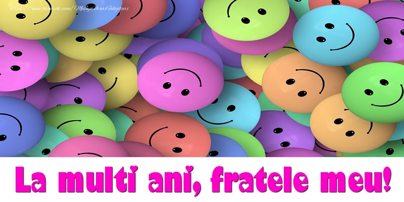 Felicitari de la multi ani pentru Frate - La multi ani fratele meu!