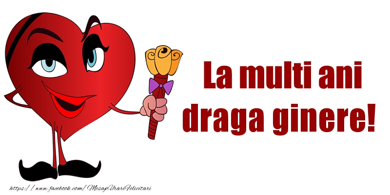Felicitari de la multi ani pentru Ginere - La multi ani draga ginere!