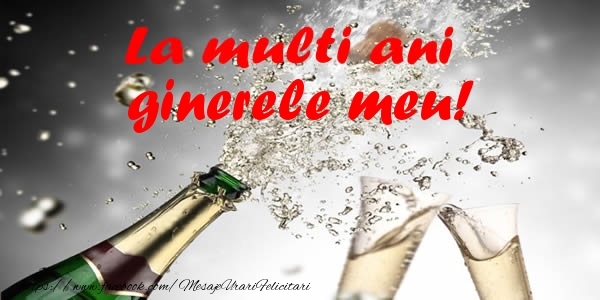 Felicitari de la multi ani pentru Ginere - La multi ani ginerele meu!