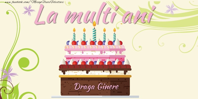 Felicitari de la multi ani pentru Ginere - La multi ani, draga ginere!