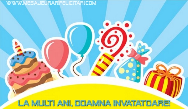 Felicitari de la multi ani pentru Invatatoare - La multi ani, doamna invatatoare!