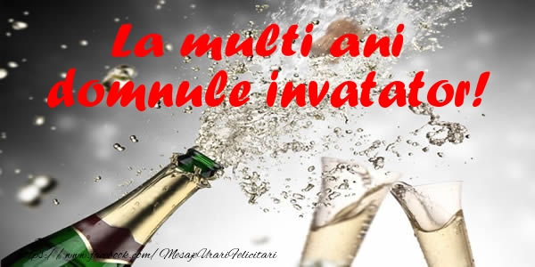 Felicitari de la multi ani pentru Invatator - La multi ani domnule invatator!