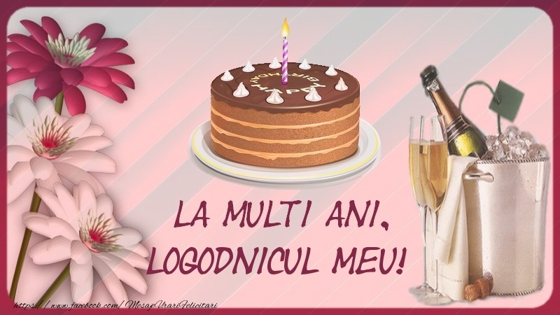 Felicitari de la multi ani pentru Logodnic - La multi ani, logodnicul meu!
