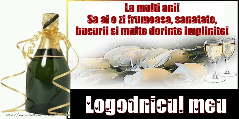 Felicitari de la multi ani pentru Logodnic - Logodnicul meu La multi ani! Sa ai o zi frumoasa, sanatate, bucurii si multe dorinte implinite!