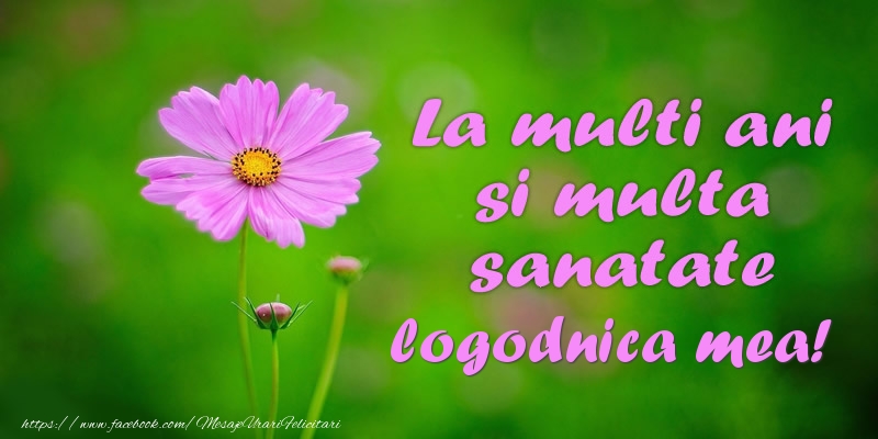 Felicitari de la multi ani pentru Logodnica - La multi ani si multa sanatate logodnica mea!