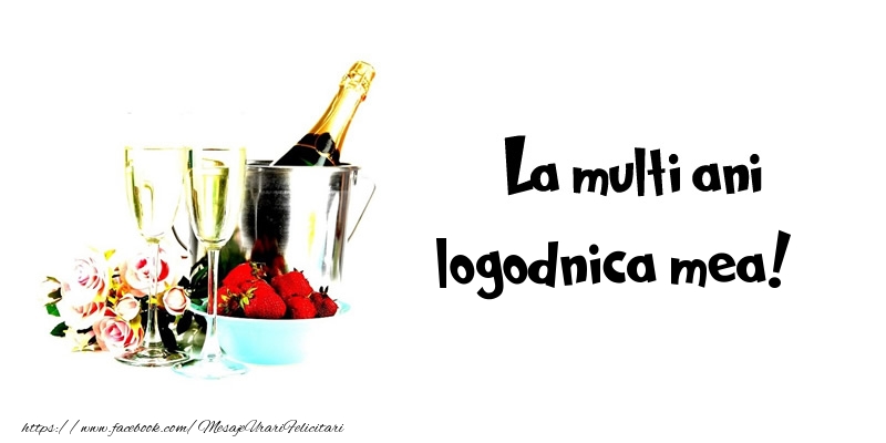 Felicitari de la multi ani pentru Logodnica - La multi ani logodnica mea!
