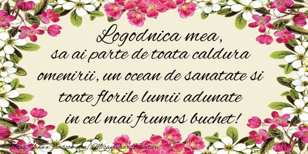 Felicitari de la multi ani pentru Logodnica - Logodnica mea, sa ai parte de toata caldura omenirii, un ocean de sanatate si toate florile lumii adunate in cel mai frumos buchet!