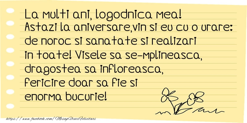 Felicitari de la multi ani pentru Logodnica - La multi ani logodnica mea!