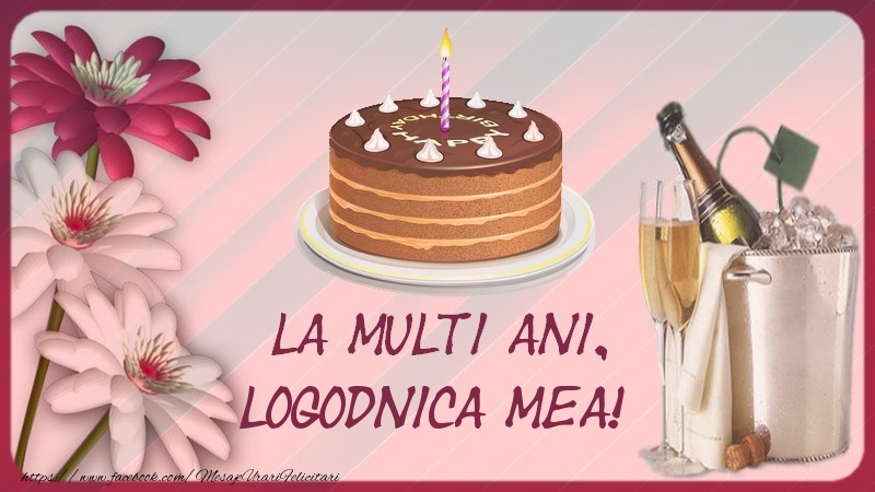 Felicitari de la multi ani pentru Logodnica - La multi ani, logodnica mea!