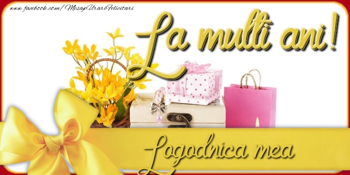 Felicitari de la multi ani pentru Logodnica - La multi ani, logodnica mea