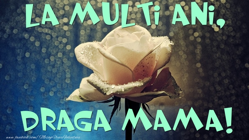 Felicitari de la multi ani pentru Mama - La multi ani, draga mama