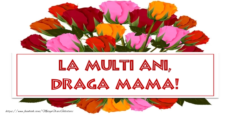 Felicitari de la multi ani pentru Mama - La multi ani, draga mama!