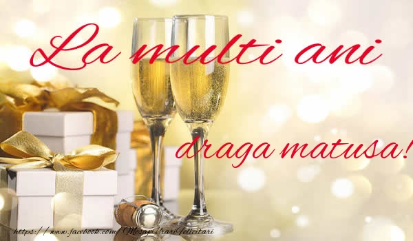 Felicitari de la multi ani pentru Matusa - La multi ani draga matusa!