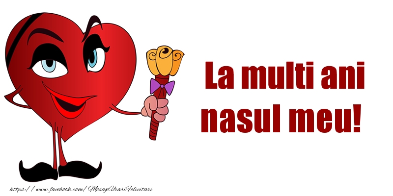 Felicitari de la multi ani pentru Nas - La multi ani nasul meu!
