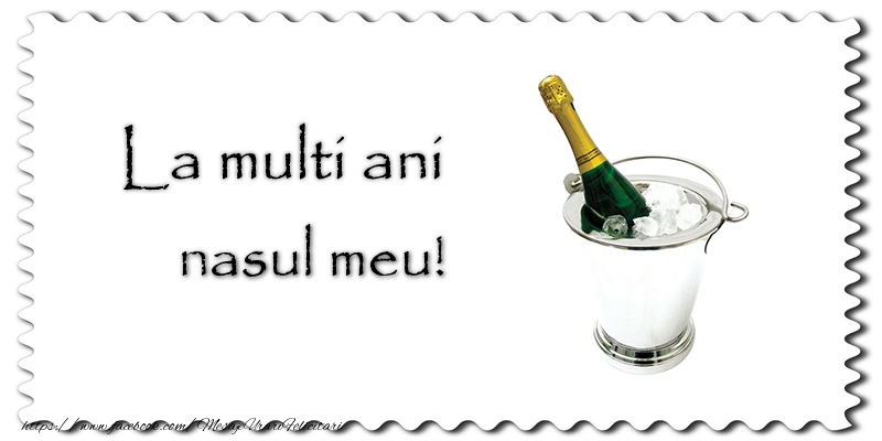 Felicitari de la multi ani pentru Nas - La multi ani nasul meu!