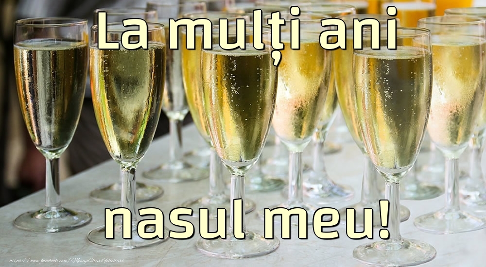 Felicitari de la multi ani pentru Nas - La mulți ani nasul meu!