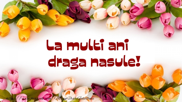 Felicitari de la multi ani pentru Nas - La multi ani draga nasule!