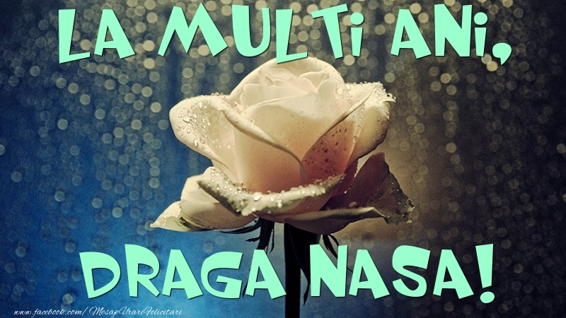 Felicitari de la multi ani pentru Nasa - La multi ani, draga nasa