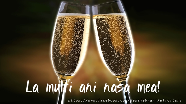 Felicitari de la multi ani pentru Nasa - La multi ani nasa mea!