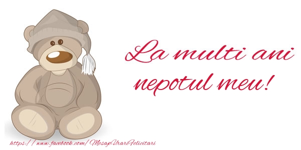 Felicitari de la multi ani pentru Nepot - La multi ani nepotul meu!