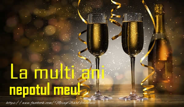 Felicitari de la multi ani pentru Nepot - La multi ani nepotul meu!