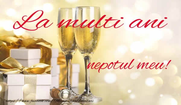 Felicitari de la multi ani pentru Nepot - La multi ani nepotul meu!