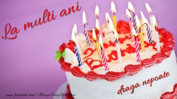 Felicitari de la multi ani pentru Nepot - La multi ani, draga nepoate!