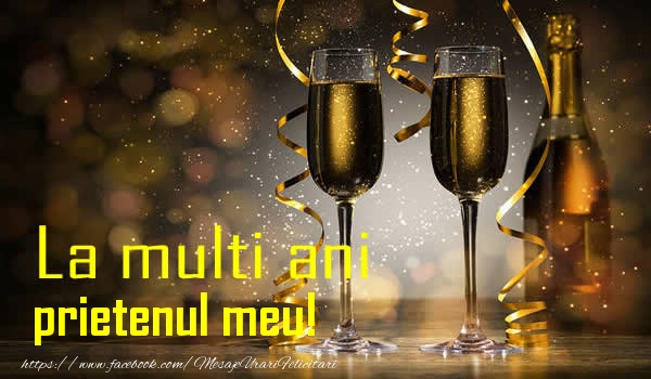 Felicitari de la multi ani pentru Prieten - La multi ani prietenul meu!