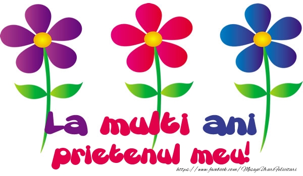 Felicitari de la multi ani pentru Prieten - La multi ani prietenul meu!