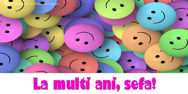 Felicitari de la multi ani pentru Sefa - La multi ani sefa!