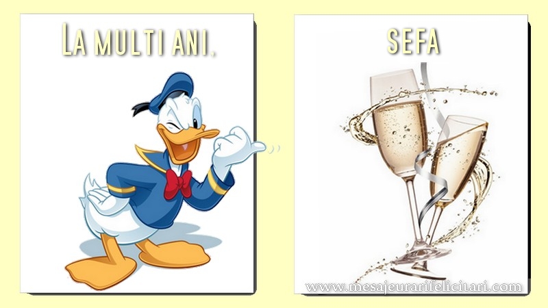 Felicitari de la multi ani pentru Sefa - La multi ani, sefa!