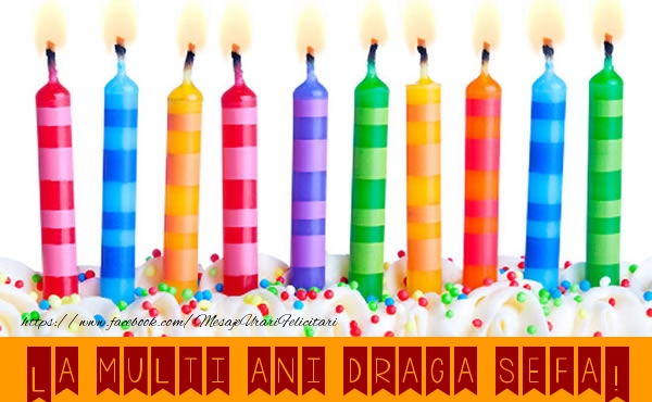 Felicitari de la multi ani pentru Sefa - La multi ani draga sefa!