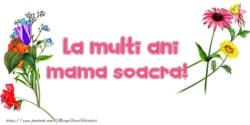 Felicitari de la multi ani pentru Soacra - La multi ani mama soacra!