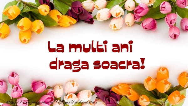 Felicitari de la multi ani pentru Soacra - La multi ani draga soacra!