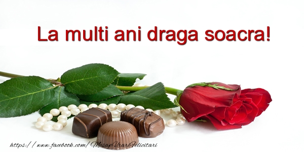 Felicitari de la multi ani pentru Soacra - La multi ani draga soacra!