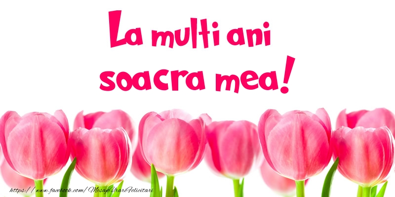 Felicitari de la multi ani pentru Soacra - La multi ani soacra mea!