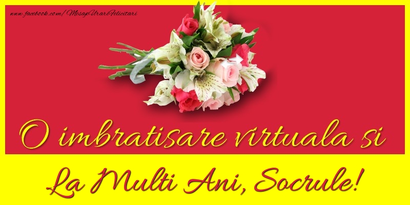 Felicitari de la multi ani pentru Socru - O imbratisare virtuala si la multi ani, socrule