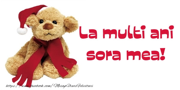 Felicitari de la multi ani pentru Sora - La multi ani surioara!