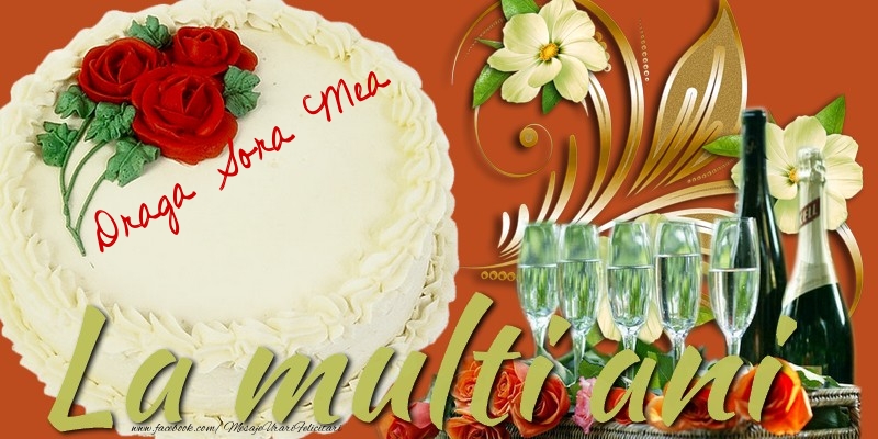 Felicitari de la multi ani pentru Sora - La multi ani, draga sora mea!